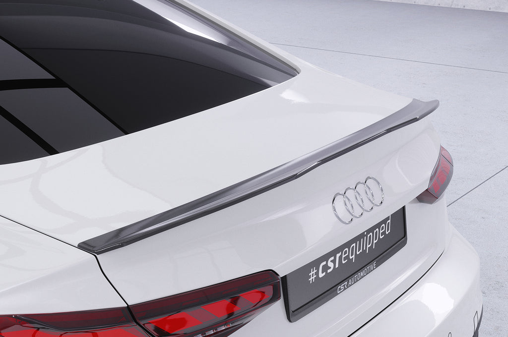 CSR Heckspoiler | Heckflügel mit ABE für Audi A5 (F5) Sportback HF859-C Carbon Look Hochglanz (keine Lackierung erforderlich)
