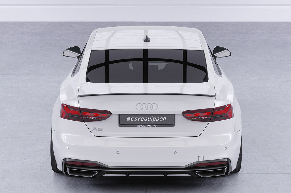CSR Heckspoiler | Heckflügel mit ABE für Audi A5 (F5) Sportback HF859-C Carbon Look Hochglanz (keine Lackierung erforderlich)