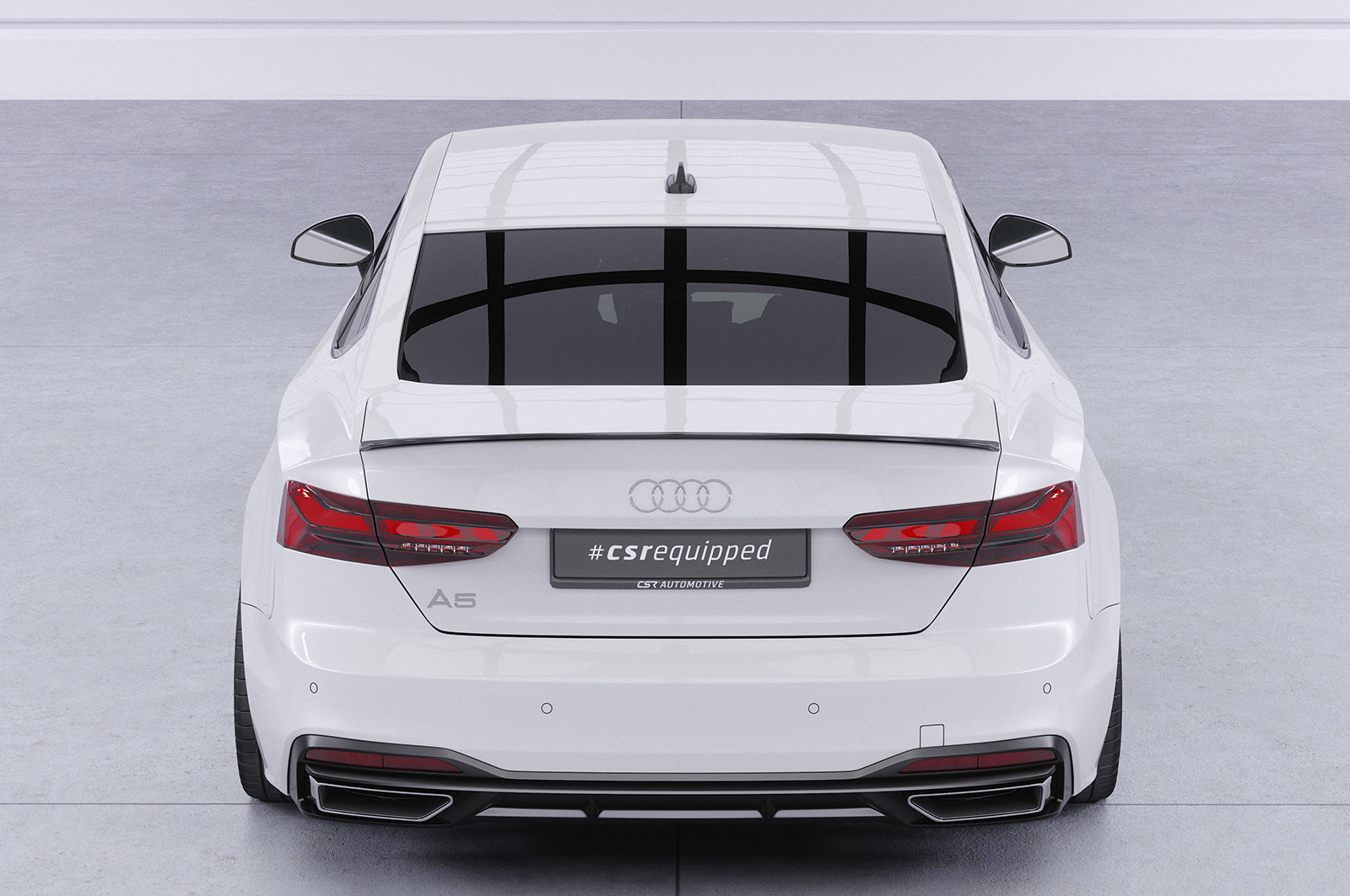 CSR Heckspoiler | Heckflügel mit ABE für Audi A5 (F5) Sportback HF859-C Carbon Look Hochglanz (keine Lackierung erforderlich)