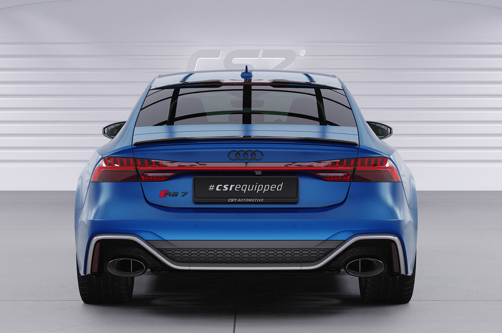 CSR Heckspoiler | Heckflügel mit ABE für Audi A7/S7/RS7 (C8) Sportback HF860-C Carbon Look Hochglanz (keine Lackierung erforderlich)