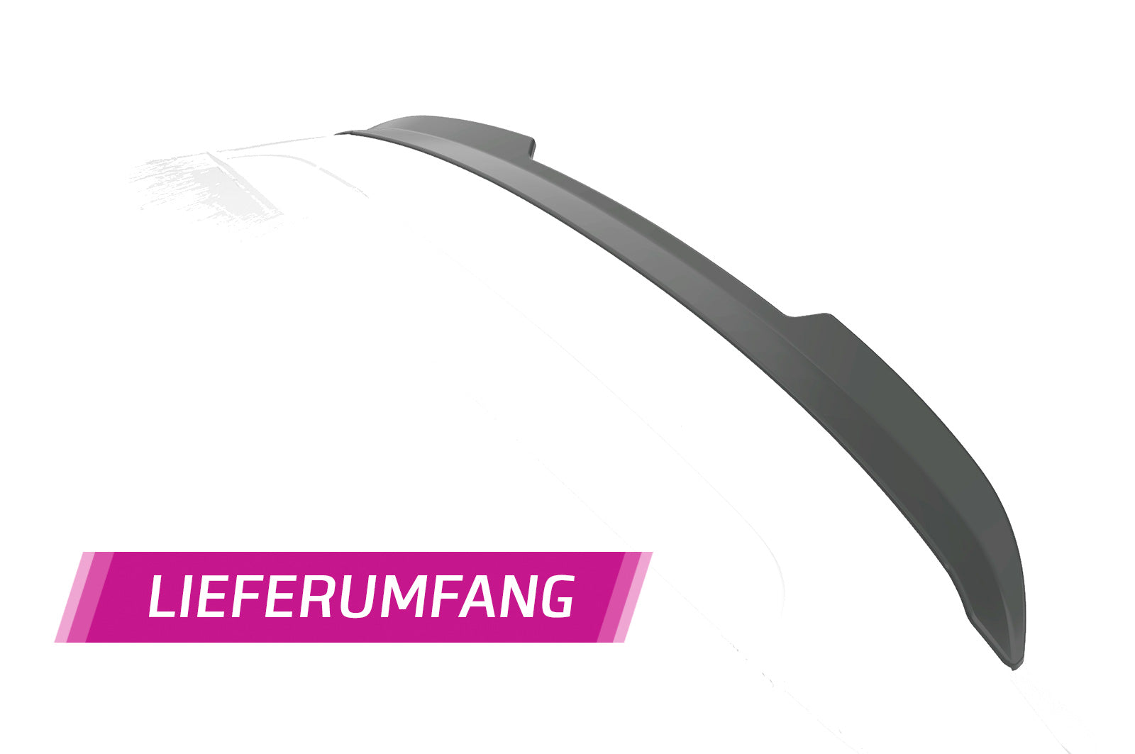CSR Heckspoiler | Heckflügel mit ABE für Hyundai I30 (PD) Schrägheck HF862-L Unlackiert roh (Lackierung erforderlich)