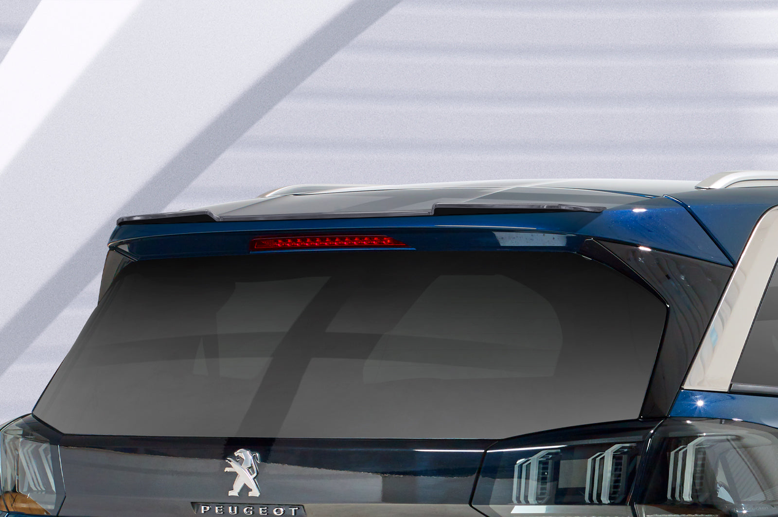CSR Heckspoiler | Heckflügel mit ABE für Peugeot 5008 (2. Gen) HF865-L Unlackiert roh (Lackierung erforderlich)