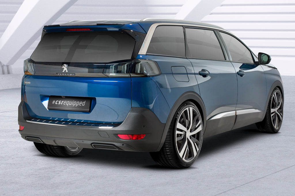 CSR Heckspoiler | Heckflügel mit ABE für Peugeot 5008 (2. Gen) HF865-L Unlackiert roh (Lackierung erforderlich)