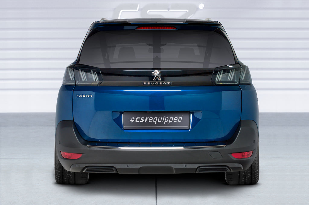 CSR Heckspoiler | Heckflügel mit ABE für Peugeot 5008 (2. Gen) HF865-L Unlackiert roh (Lackierung erforderlich)