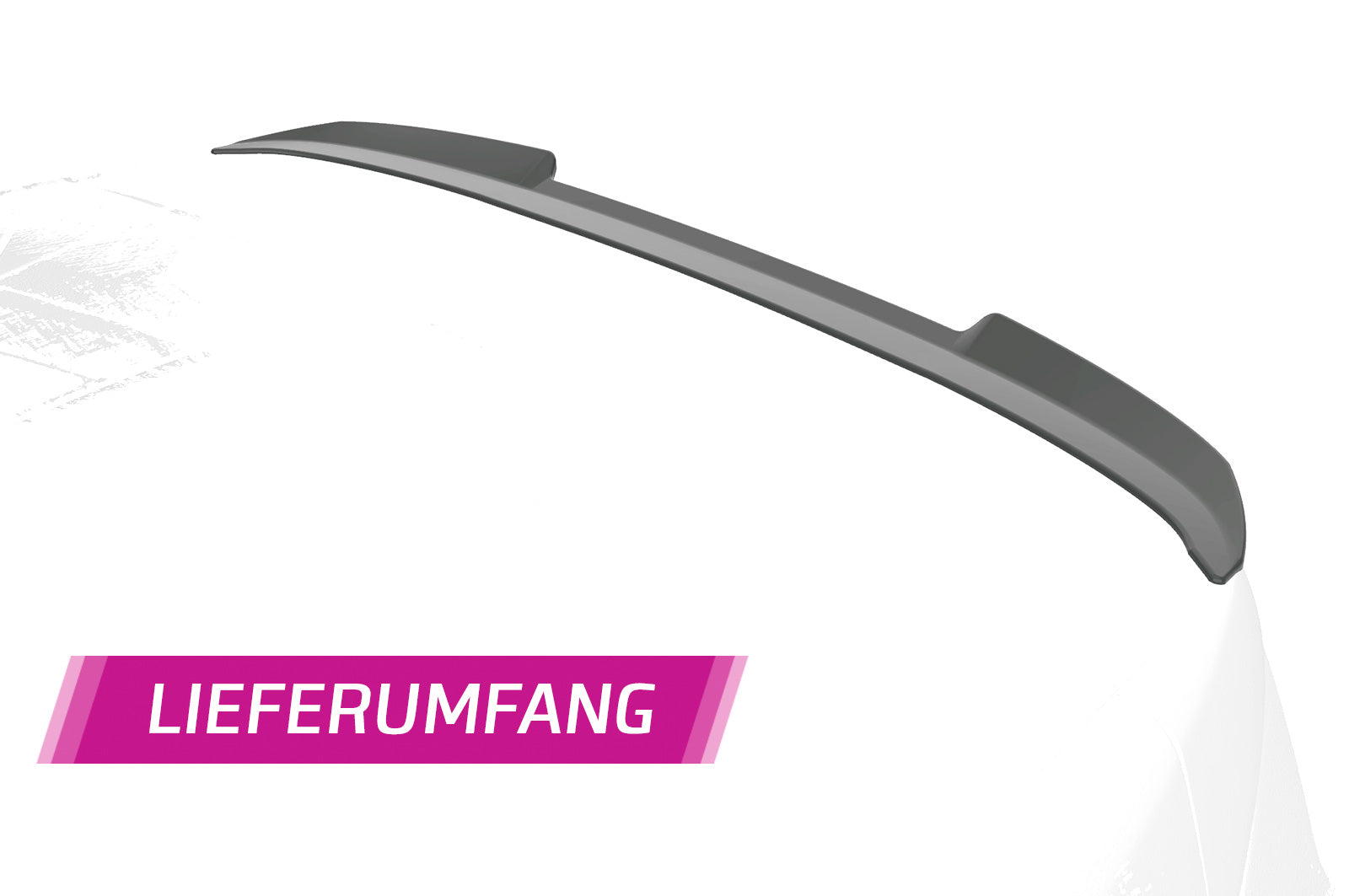CSR Heckspoiler | Heckflügel mit ABE für Peugeot 5008 (2. Gen) HF865-L Unlackiert roh (Lackierung erforderlich)