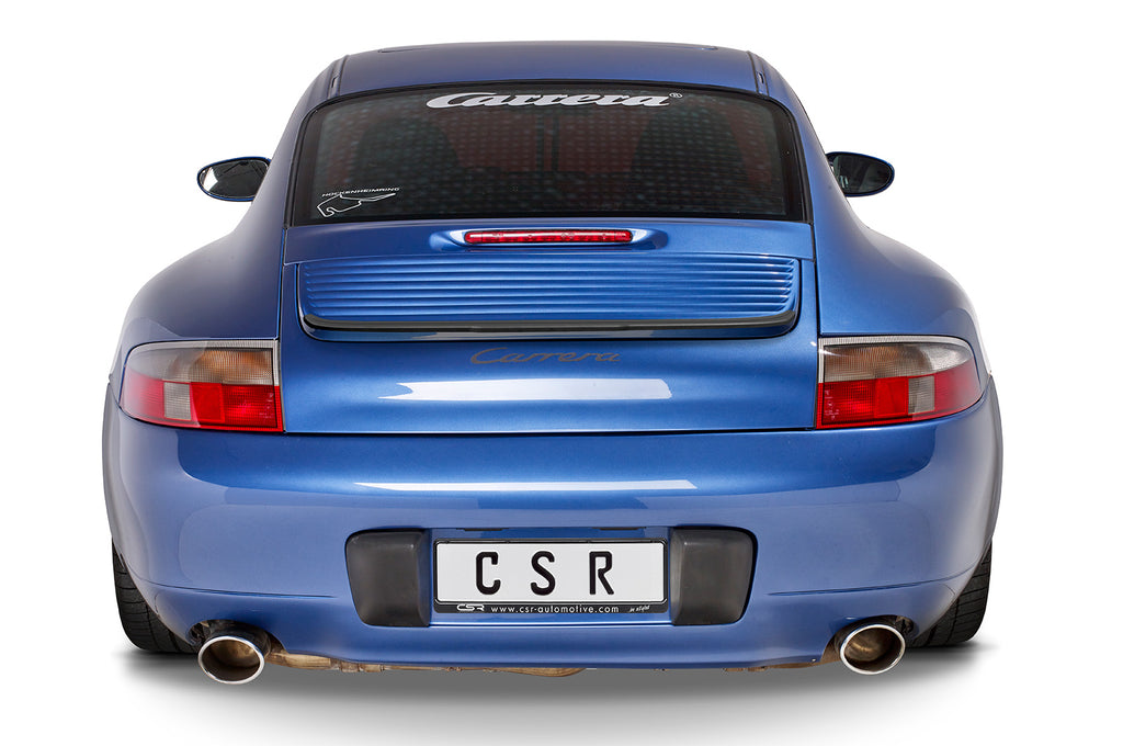 CSR Heckspoiler | Heckflügel mit ABE für Porsche 911/996 HF868-S Strukturiert schwarz matt (keine Lackierung erforderlich)