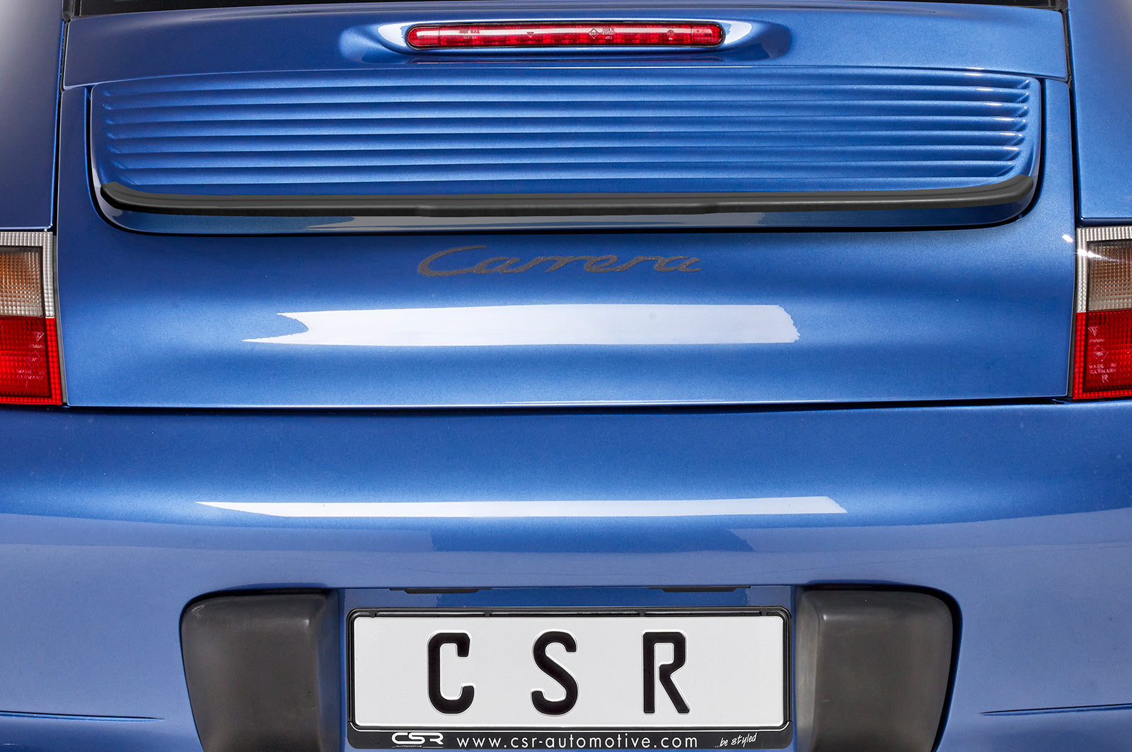 CSR Heckspoiler | Heckflügel mit ABE für Porsche 911/996 HF868-S Strukturiert schwarz matt (keine Lackierung erforderlich)