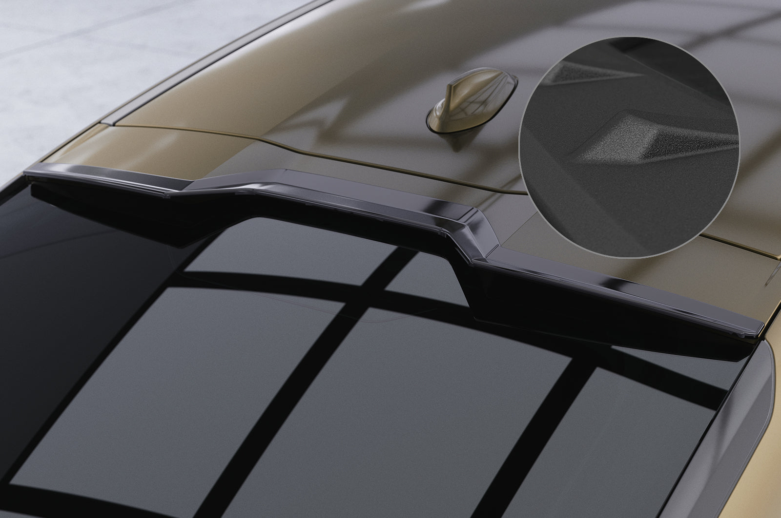CSR Heckspoiler | Heckflügel mit ABE für BMW X6 (G06) HF869-S Strukturiert schwarz matt (keine Lackierung erforderlich)