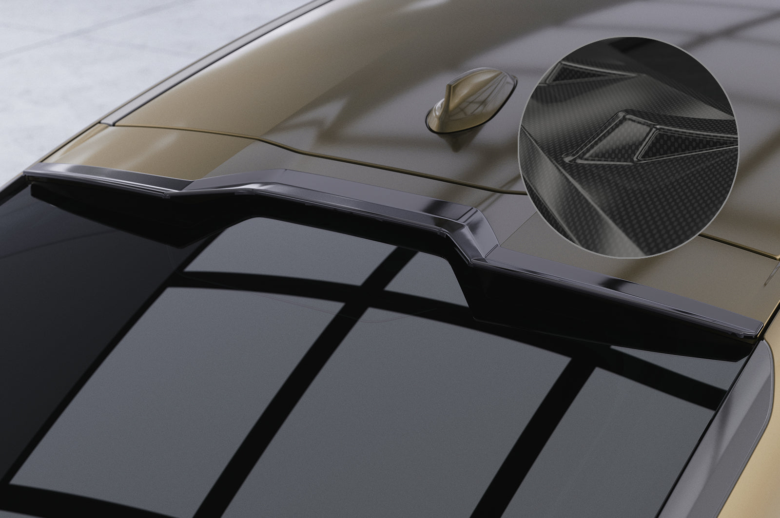 CSR Heckspoiler | Heckflügel mit ABE für BMW X6 (G06) HF869-C Carbon Look Hochglanz (keine Lackierung erforderlich)