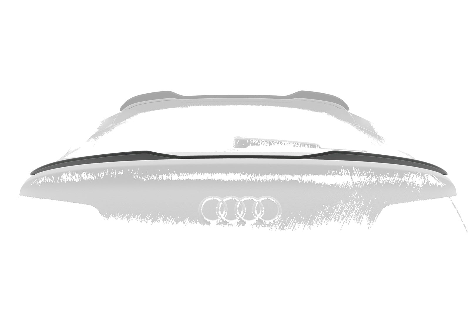 CSR Heckspoiler | Heckflügel mit ABE für Audi Q5 (FYT) Sportback HF872-S Strukturiert schwarz matt (keine Lackierung erforderlich)
