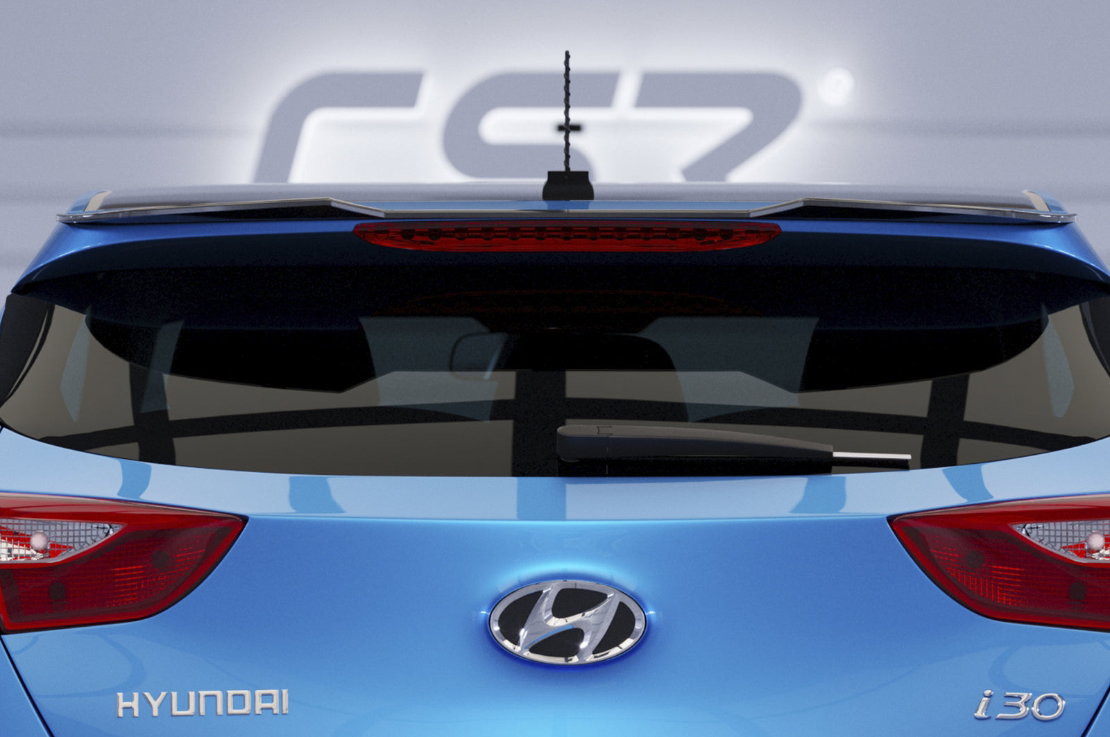 CSR Heckspoiler | Heckflügel mit ABE für Hyundai I30 (GD) HF873-S Strukturiert schwarz matt (keine Lackierung erforderlich)