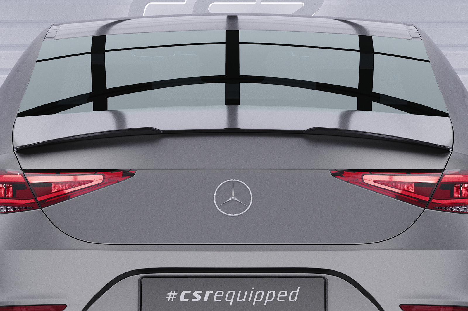 CSR Heckspoiler | Heckflügel mit ABE für Mercedes-Benz CLS (C257) HF874-C Carbon Look Hochglanz (keine Lackierung erforderlich)