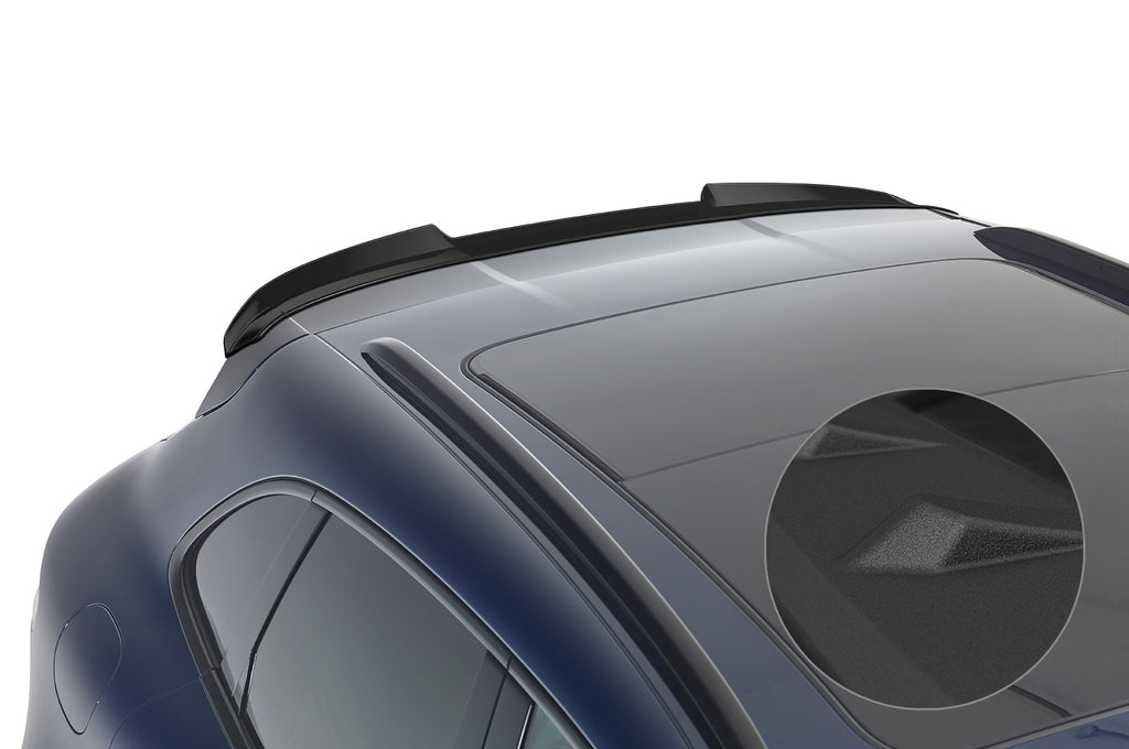 CSR Heckspoiler | Heckflügel mit ABE für Porsche Macan HF875-S Strukturiert schwarz matt (keine Lackierung erforderlich)