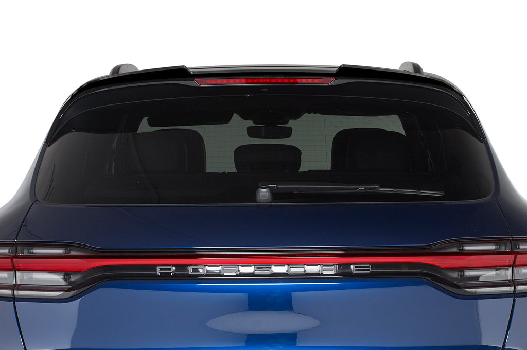 CSR Heckspoiler | Heckflügel mit ABE für Porsche Macan HF875-S Strukturiert schwarz matt (keine Lackierung erforderlich)