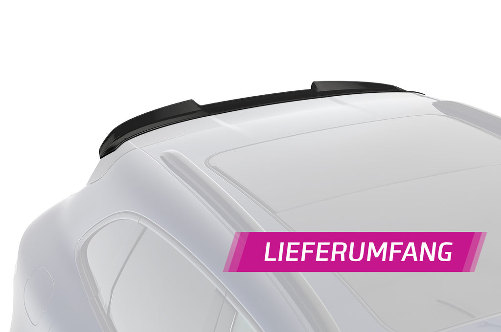 CSR Heckspoiler | Heckflügel mit ABE für Porsche Macan HF875-S Strukturiert schwarz matt (keine Lackierung erforderlich)
