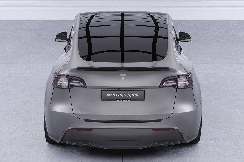 CSR Heckspoiler | Heckflügel mit ABE für Tesla Model Y HF878-S Strukturiert schwarz matt (keine Lackierung erforderlich)