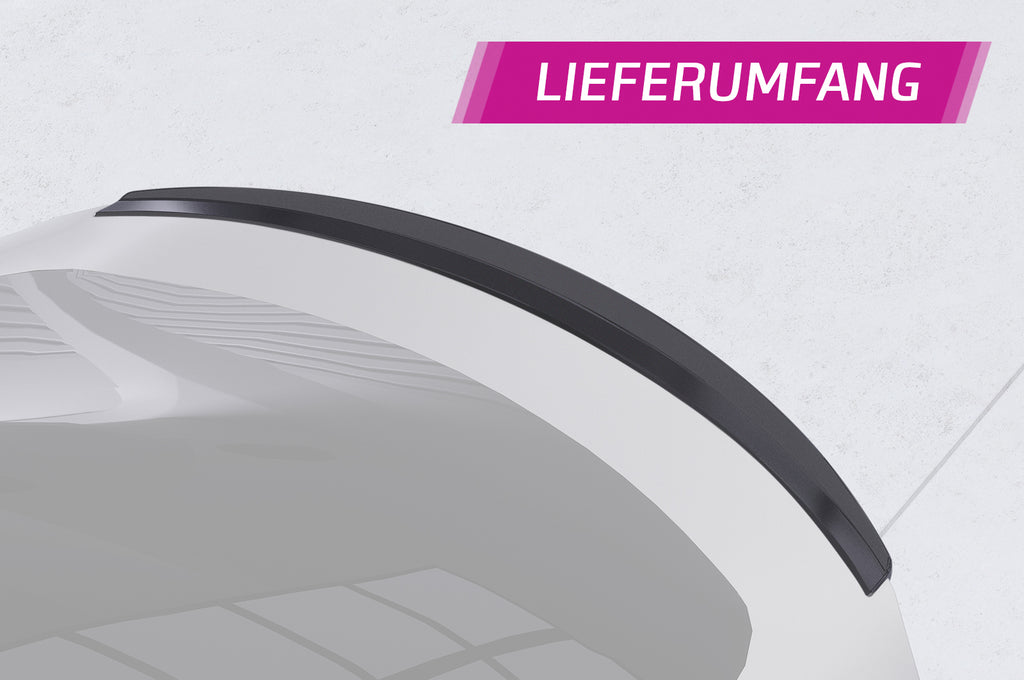 CSR Heckspoiler | Heckflügel mit ABE für Tesla Model Y HF878-C Carbon Look Hochglanz (keine Lackierung erforderlich)