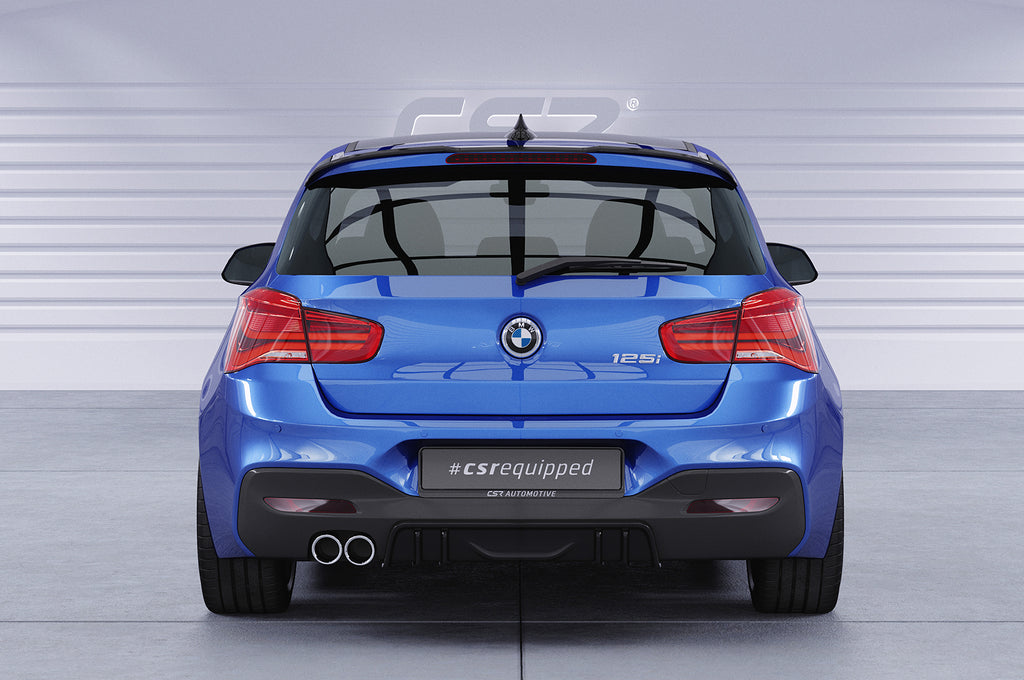 CSR Heckspoiler | Heckflügel mit ABE für BMW 1er F20/F21 HF880-S Strukturiert schwarz matt (keine Lackierung erforderlich)