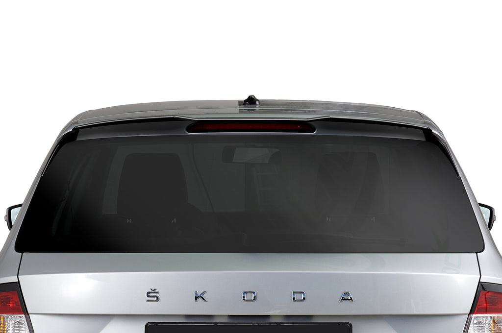 CSR Heckspoiler | Heckflügel mit ABE für Skoda Fabia 3 HF884-S Strukturiert schwarz matt (keine Lackierung erforderlich)