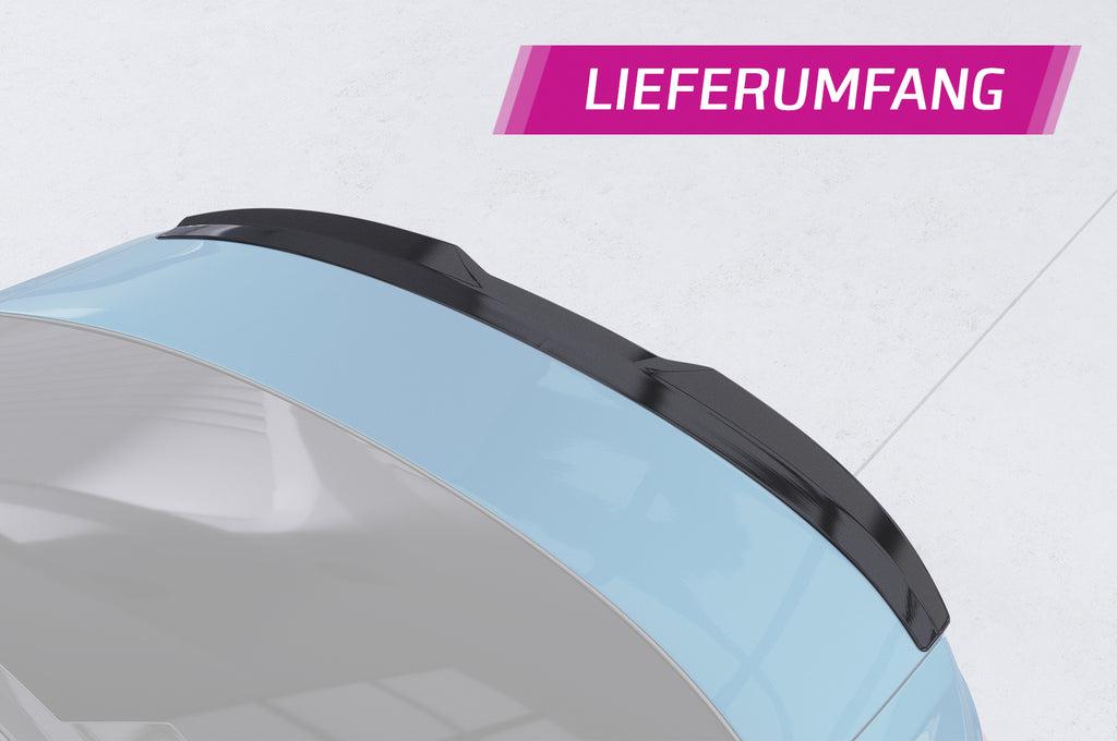 CSR Heckspoiler | Heckflügel mit ABE für Audi A3 8Y Limousine HF888-S Strukturiert schwarz matt (keine Lackierung erforderlich)