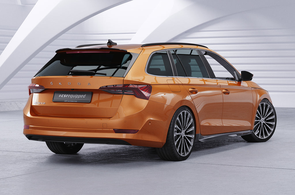 CSR Heckspoiler | Heckflügel mit ABE für Skoda Octavia 4 Combi HF889-L Unlackiert roh (Lackierung erforderlich)