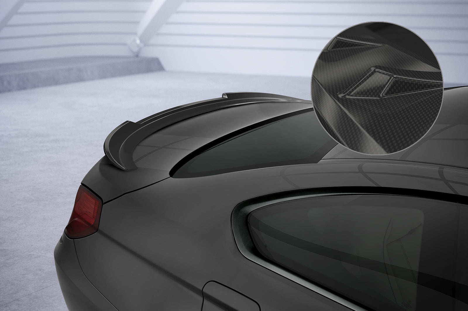 CSR Heckspoiler | Heckflügel mit ABE für BMW 6er F12/F13 HF891-C Carbon Look Hochglanz (keine Lackierung erforderlich)