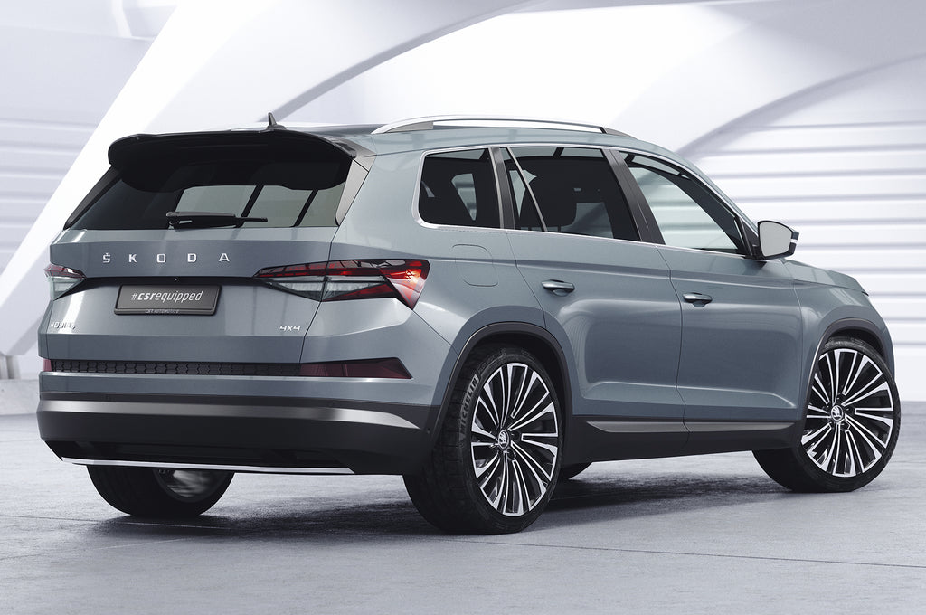 CSR Heckspoiler | Heckflügel mit ABE für Skoda Kodiaq HF892-G Glossy schwarz Hochglanz (keine Lackierung erforderlich)
