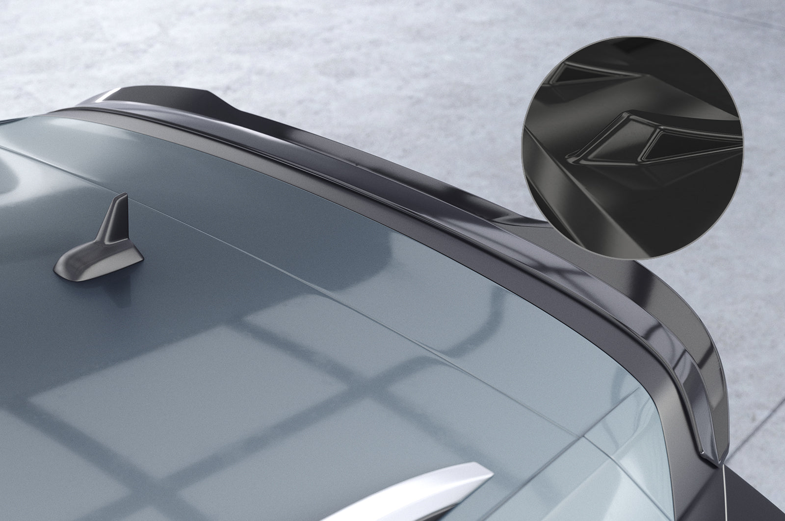 CSR Heckspoiler | Heckflügel mit ABE für Skoda Kodiaq HF892-G Glossy schwarz Hochglanz (keine Lackierung erforderlich)
