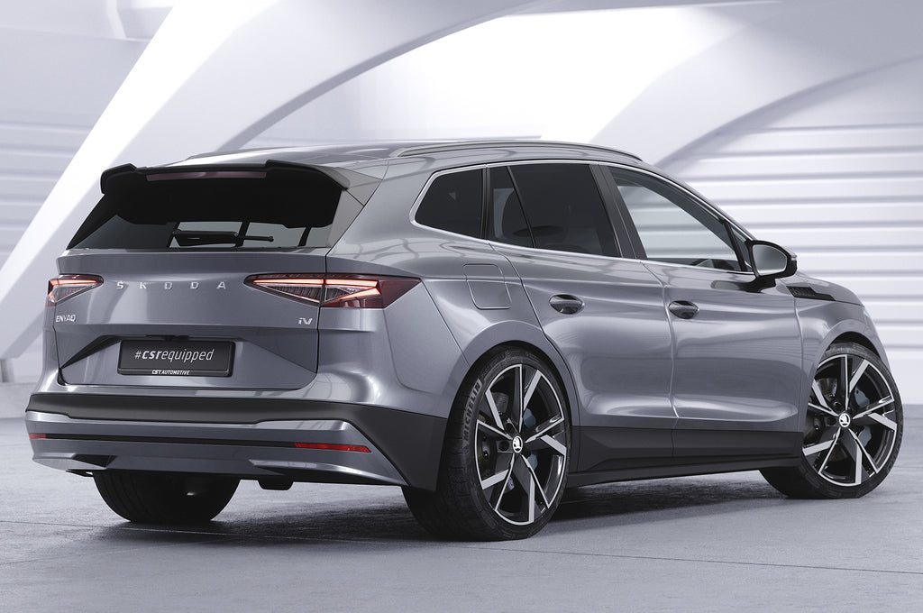 CSR Heckspoiler | Heckflügel mit ABE für Skoda Enyaq iV HF893-L Unlackiert roh (Lackierung erforderlich)