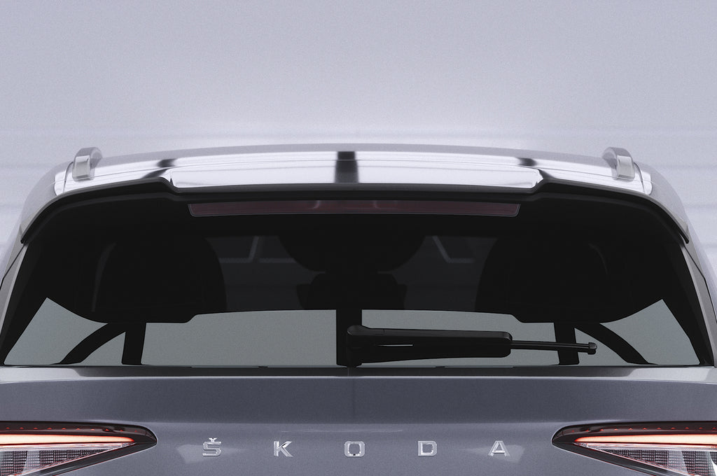 CSR Heckspoiler | Heckflügel mit ABE für Skoda Enyaq iV HF893-C Carbon Look Hochglanz (keine Lackierung erforderlich)