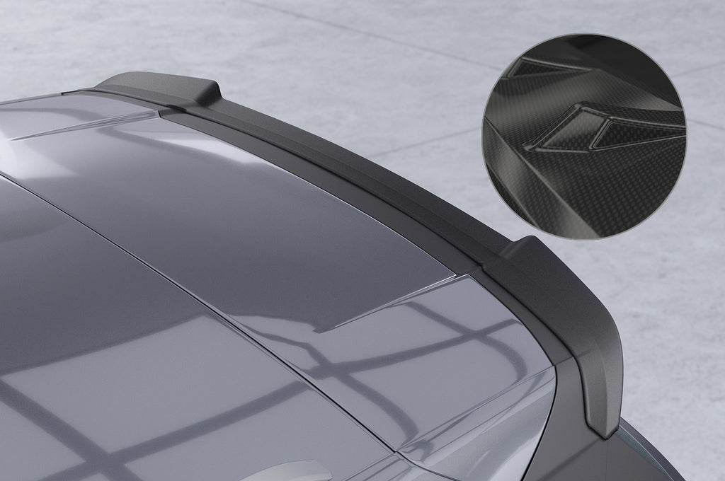 CSR Heckspoiler | Heckflügel mit ABE für Skoda Enyaq iV HF893-C Carbon Look Hochglanz (keine Lackierung erforderlich)