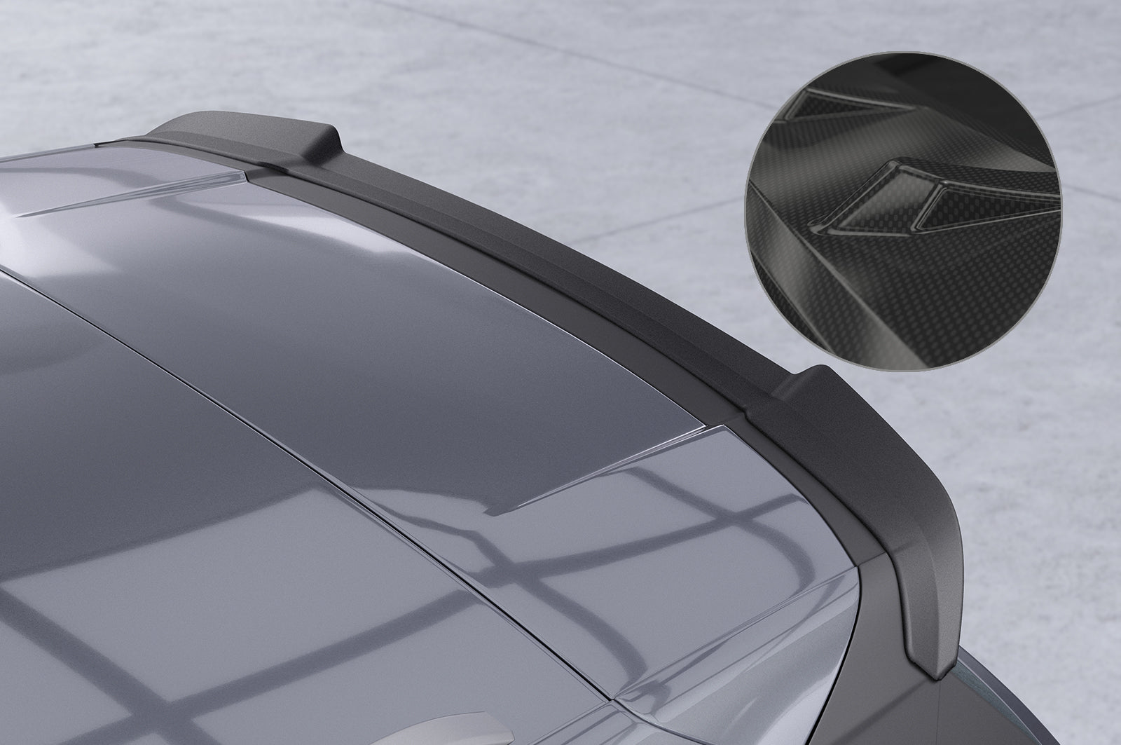 CSR Heckspoiler | Heckflügel mit ABE für Skoda Enyaq iV HF893-C Carbon Look Hochglanz (keine Lackierung erforderlich)