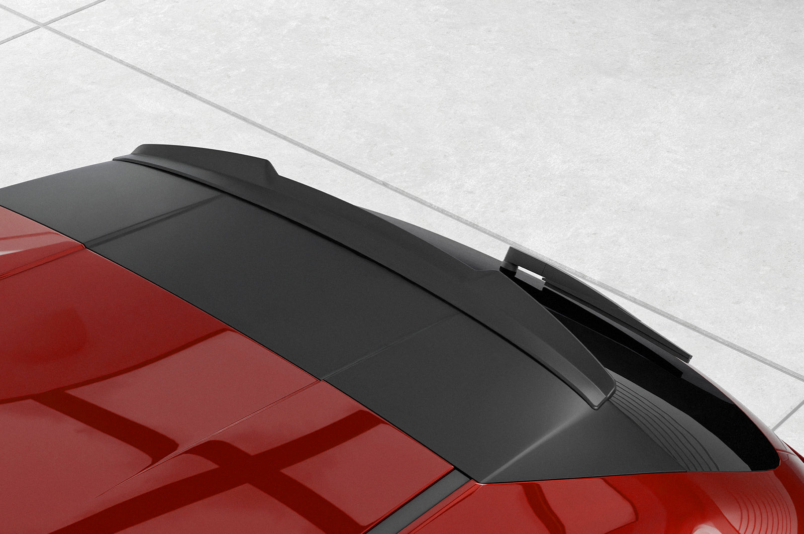 CSR Heckspoiler | Heckflügel mit ABE für Mazda 3 (Typ BP) Schrägheck HF894-S Strukturiert schwarz matt (keine Lackierung erforderlich)