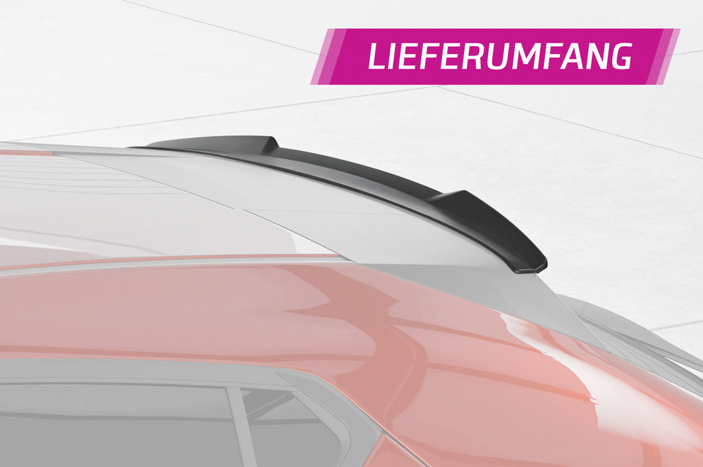 CSR Heckspoiler | Heckflügel mit ABE für Mazda 3 (Typ BP) Schrägheck HF894-S Strukturiert schwarz matt (keine Lackierung erforderlich)