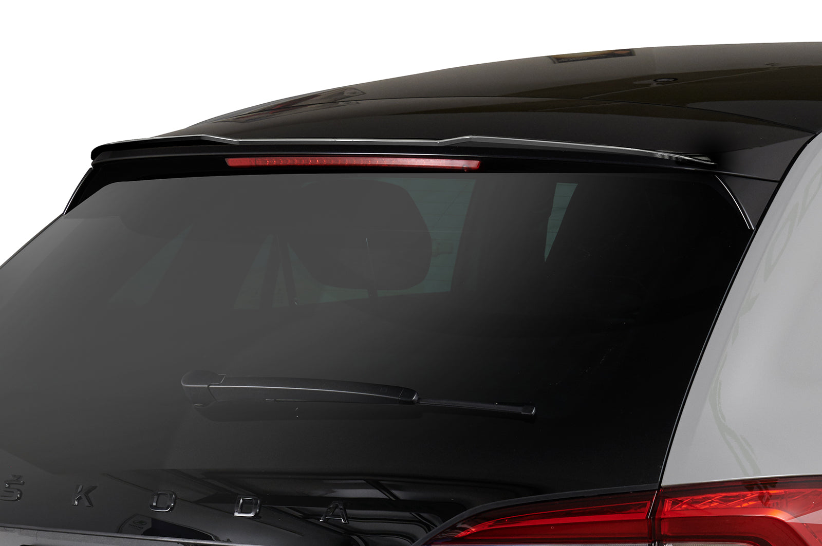 CSR Heckspoiler | Heckflügel mit ABE für Skoda Scala HF895-C Carbon Look Hochglanz (keine Lackierung erforderlich)