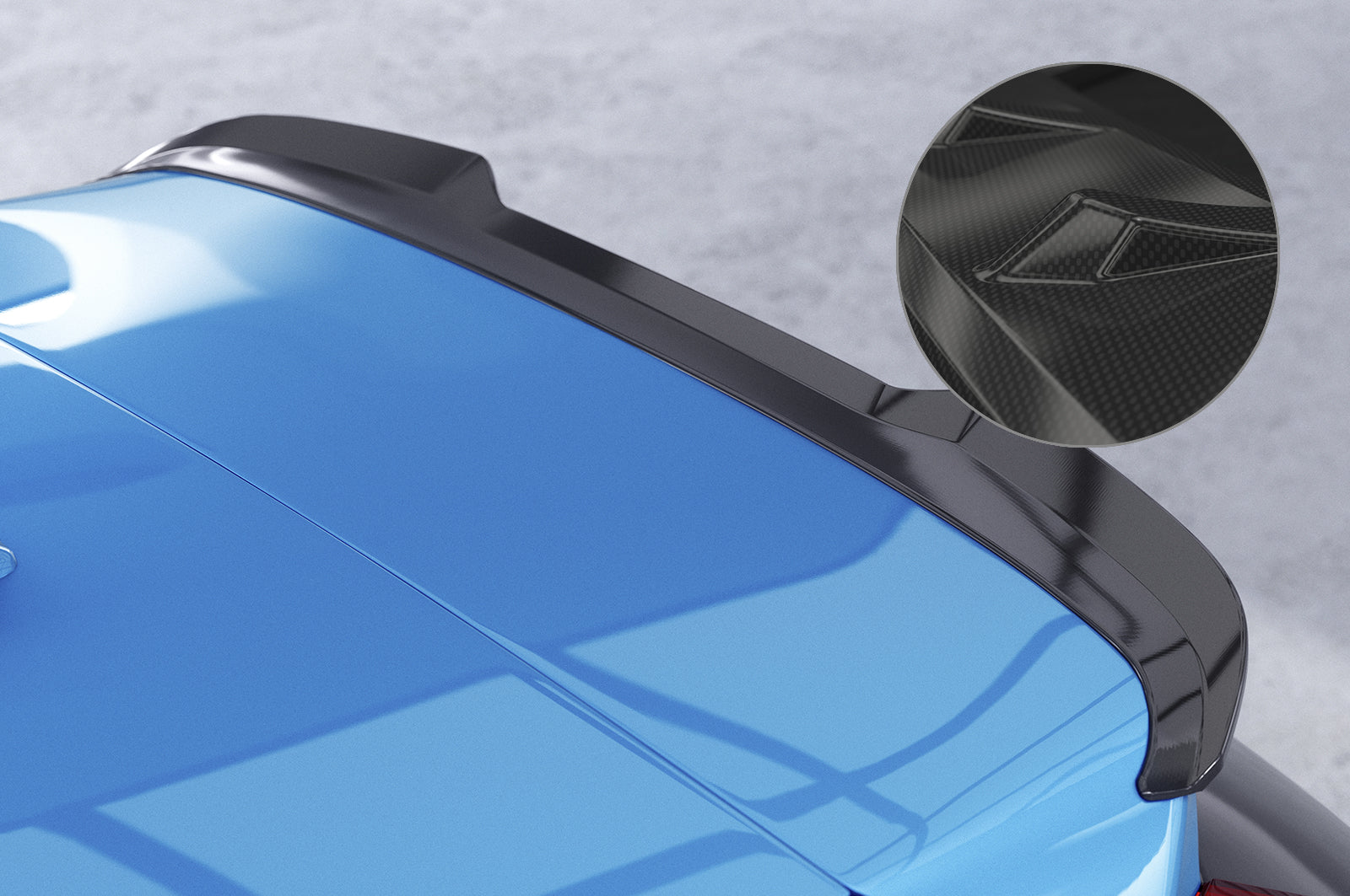 CSR Heckspoiler | Heckflügel mit ABE für Volvo V40 R-Design HF896-C Carbon Look Hochglanz (keine Lackierung erforderlich)