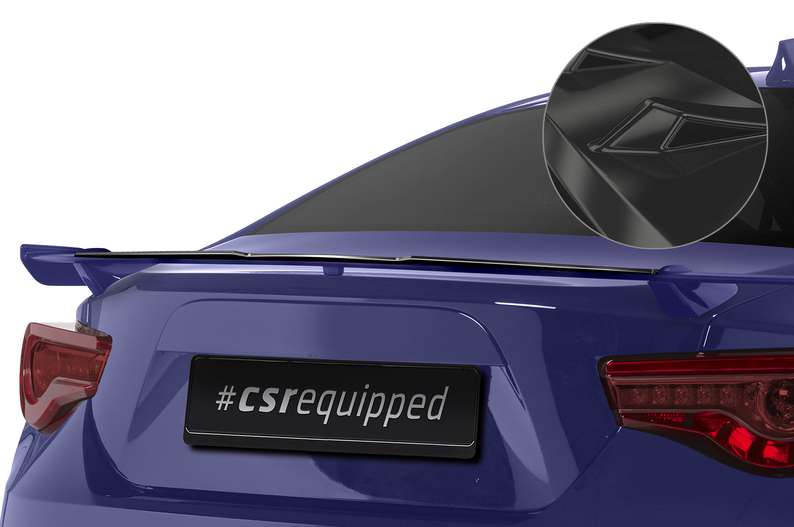 CSR Heckspoiler | Heckflügel mit ABE für Subaru BRZ (Facelift) HF897-G Glossy schwarz Hochglanz (keine Lackierung erforderlich)