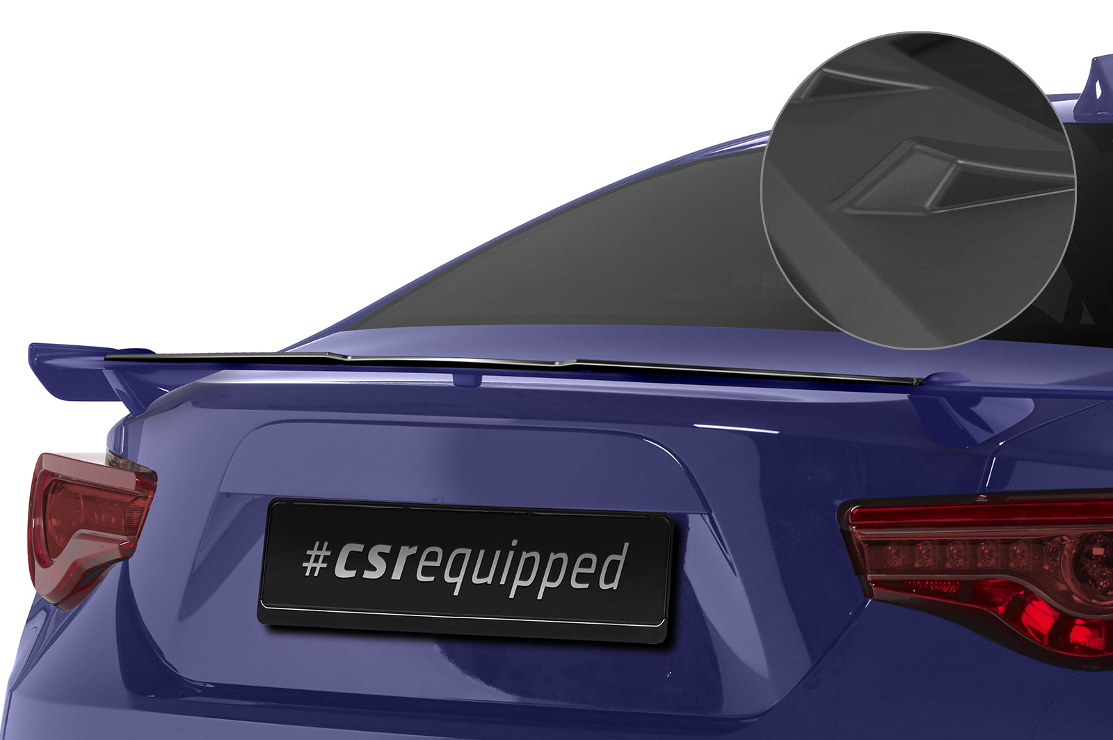 CSR Heckspoiler | Heckflügel mit ABE für Subaru BRZ (Facelift) HF897-L Unlackiert roh (Lackierung erforderlich)