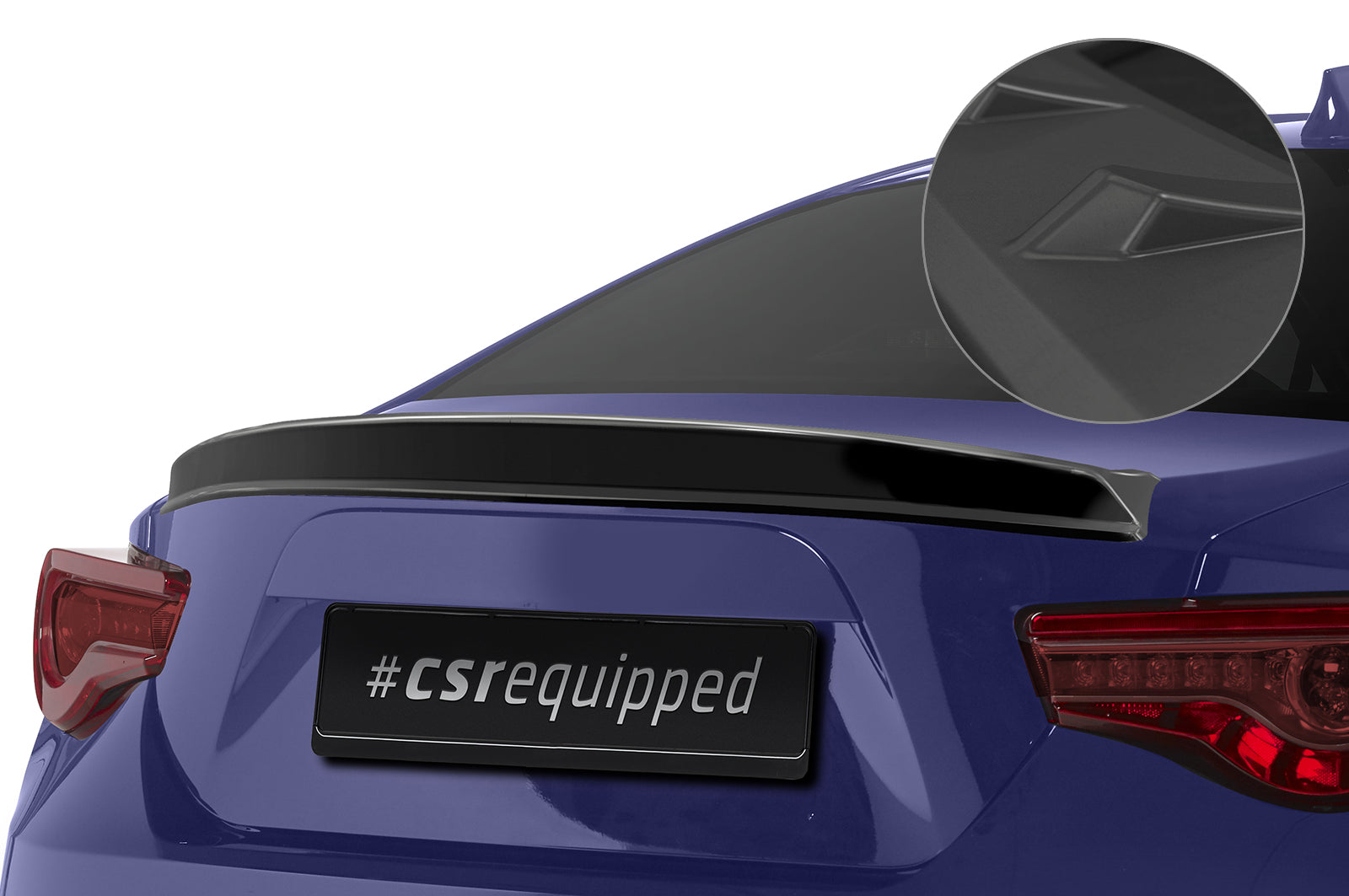 CSR Heckspoiler | Heckflügel mit ABE für Subaru BRZ (Facelift) HF898-L Unlackiert roh (Lackierung erforderlich)