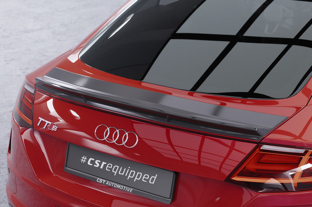 CSR Heckspoiler | Heckflügel mit ABE für Audi TT / TTS (FV/8S) HF899-G Glossy schwarz Hochglanz (keine Lackierung erforderlich)
