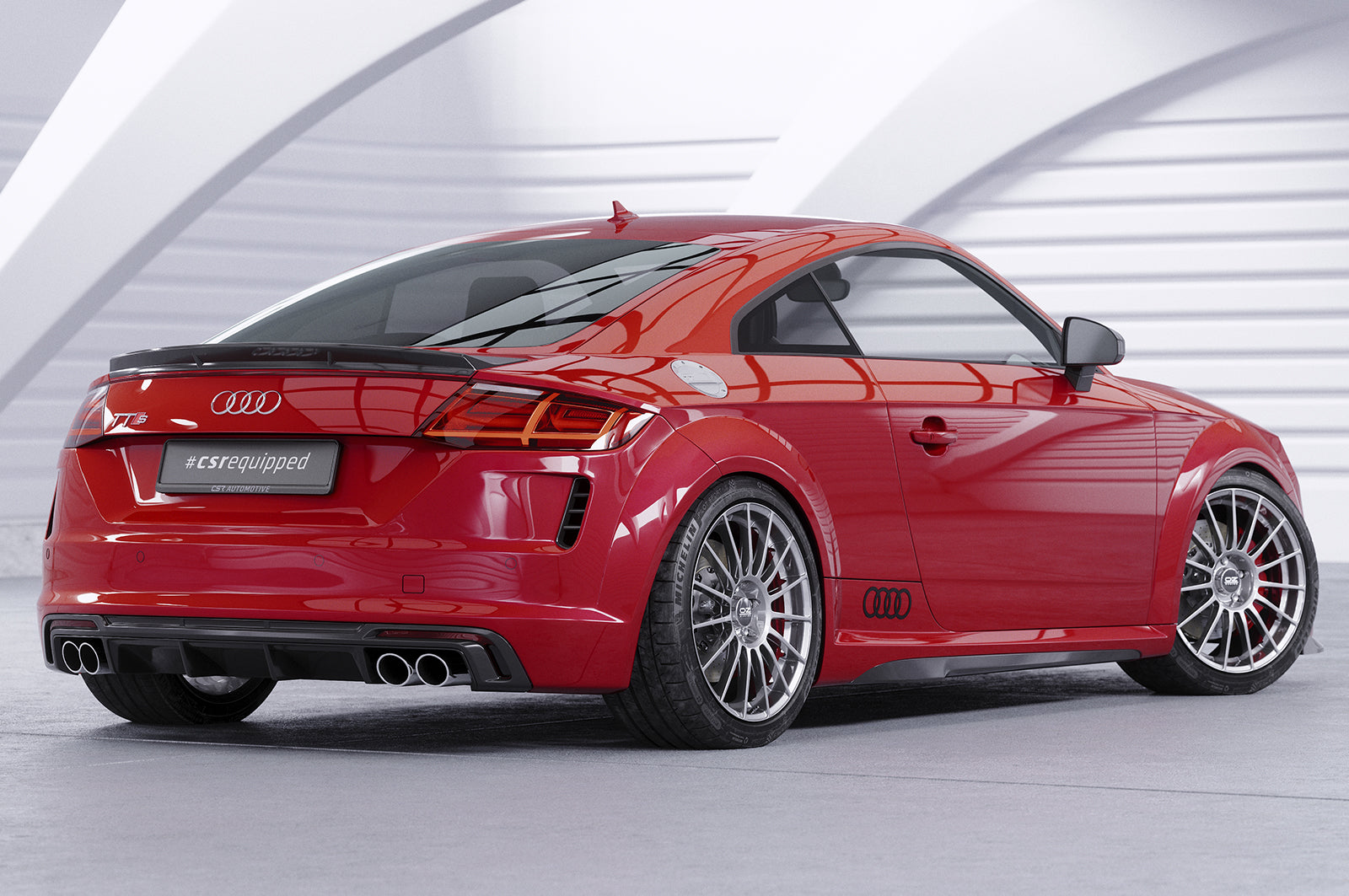 CSR Heckspoiler | Heckflügel mit ABE für Audi TT / TTS (FV/8S) HF899-L Unlackiert roh (Lackierung erforderlich)