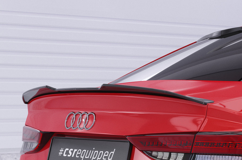 CSR Heckspoiler | Heckflügel mit ABE für Audi A3 8V Limousine HF900-S Strukturiert schwarz matt (keine Lackierung erforderlich)