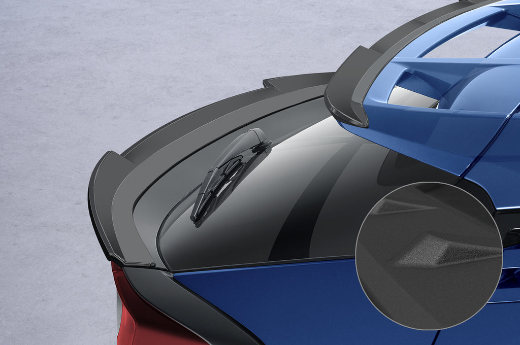 CSR Heckspoiler | Heckflügel mit ABE für Toyota C-HR HF903-S Strukturiert schwarz matt (keine Lackierung erforderlich)