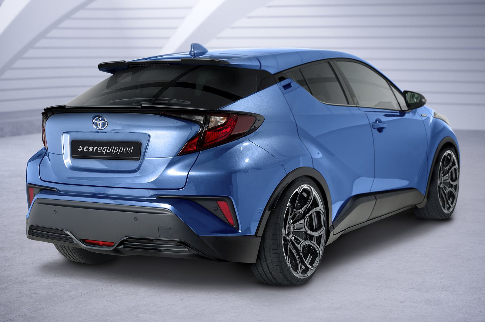 CSR Heckspoiler | Heckflügel mit ABE für Toyota C-HR HF903-S Strukturiert schwarz matt (keine Lackierung erforderlich)