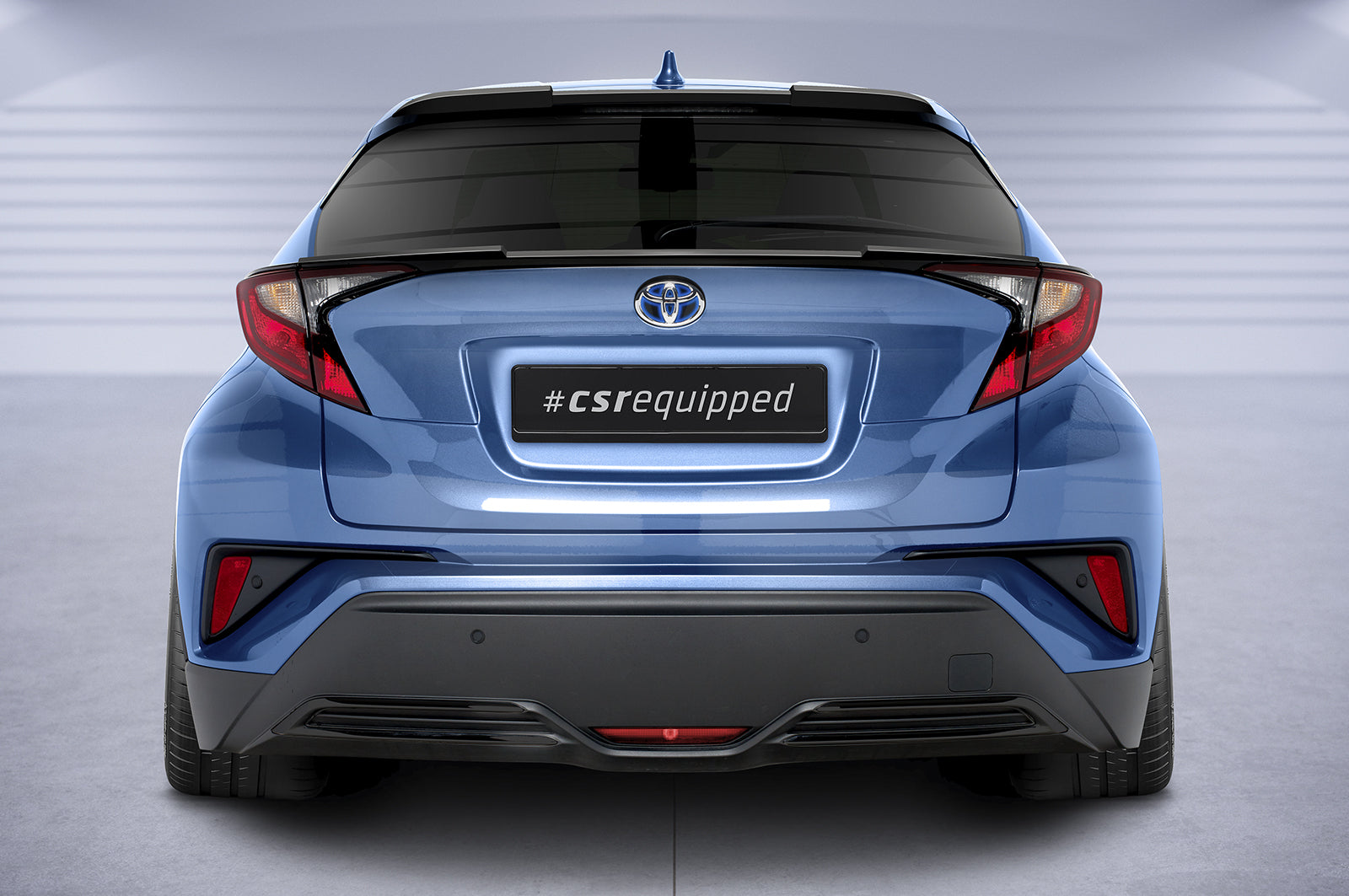 CSR Heckspoiler | Heckflügel mit ABE für Toyota C-HR HF903-S Strukturiert schwarz matt (keine Lackierung erforderlich)