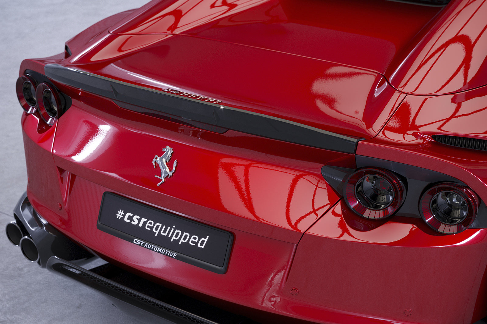 CSR Heckspoiler | Heckflügel mit ABE für Ferrari 812 GTS HF909