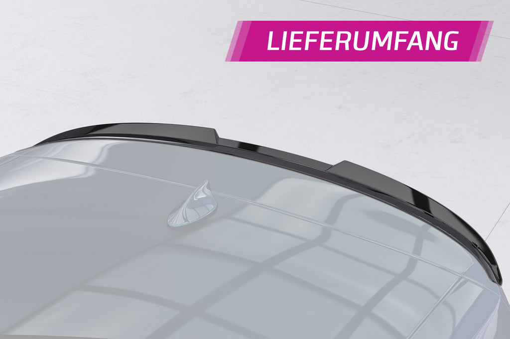 CSR Heckspoiler | Heckflügel mit ABE für Ford S-Max 2. Gen HF910-C Carbon Look Hochglanz (keine Lackierung erforderlich)