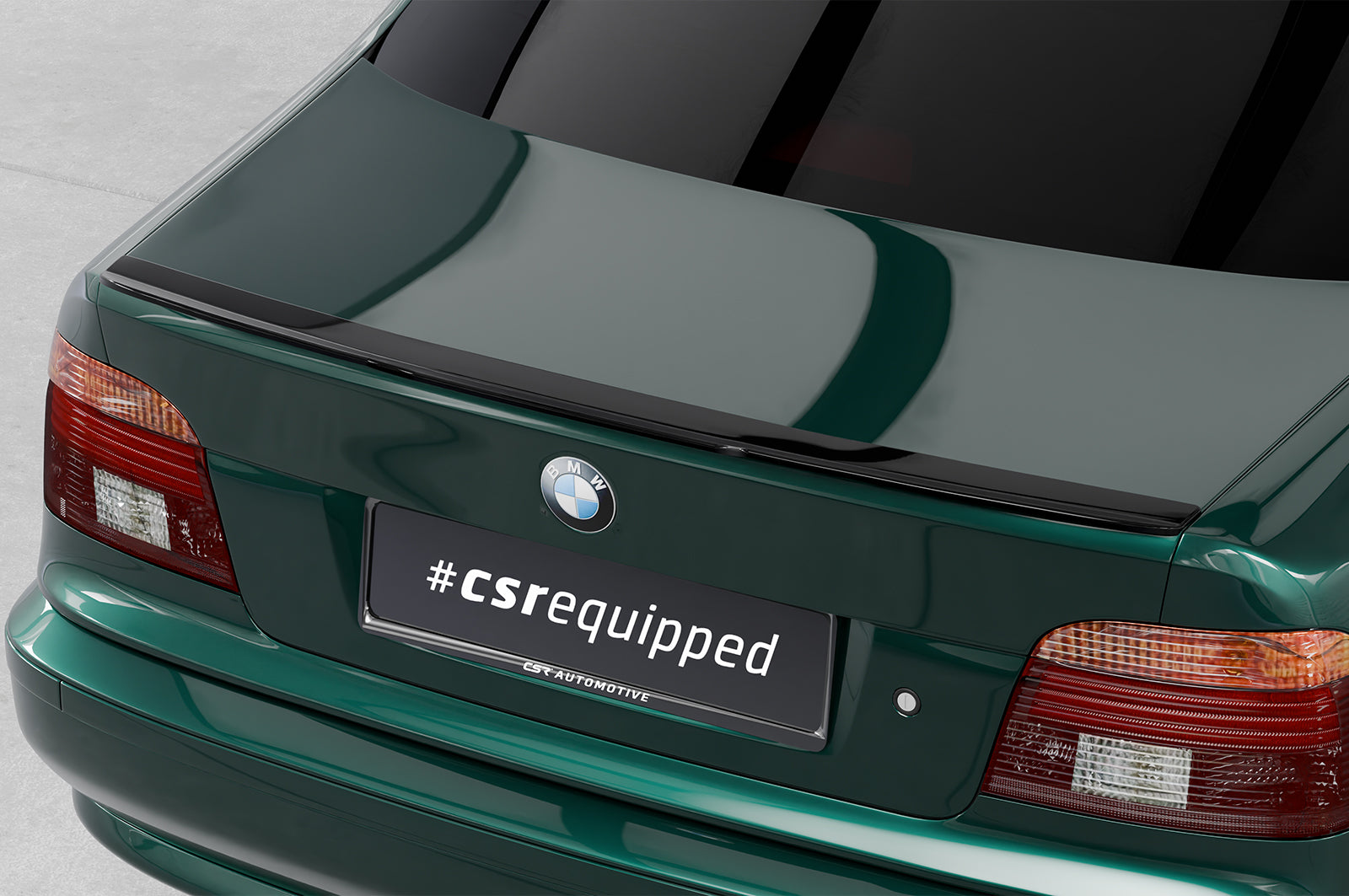 CSR Heckspoiler | Heckflügel mit ABE für BMW 5er E39 Limousine HF913-C Carbon Look Hochglanz (keine Lackierung erforderlich)
