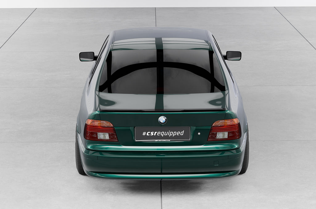 CSR Heckspoiler | Heckflügel mit ABE für BMW 5er E39 Limousine HF913-C Carbon Look Hochglanz (keine Lackierung erforderlich)