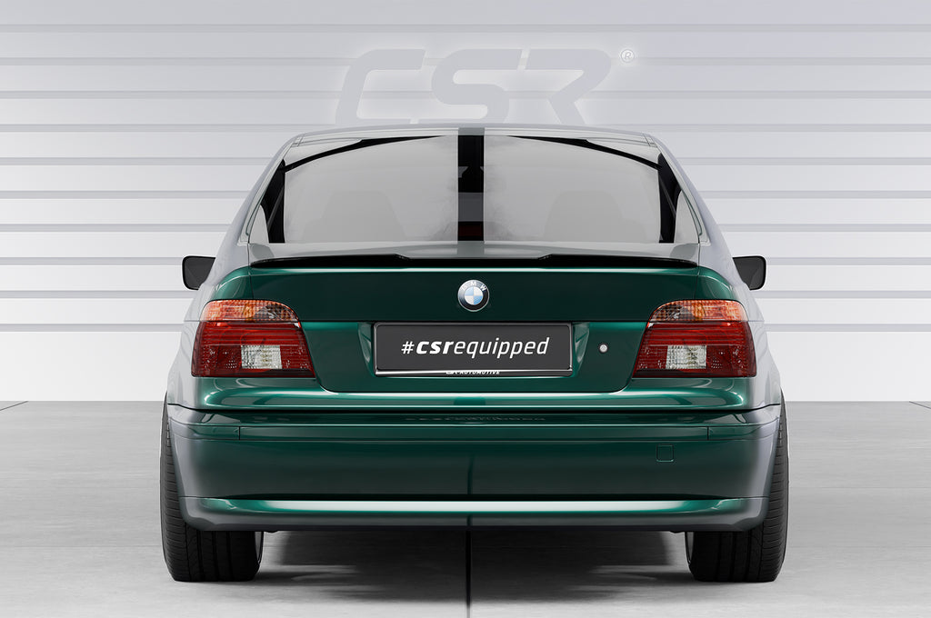 CSR Heckspoiler | Heckflügel mit ABE für BMW 5er E39 Limousine HF913-C Carbon Look Hochglanz (keine Lackierung erforderlich)